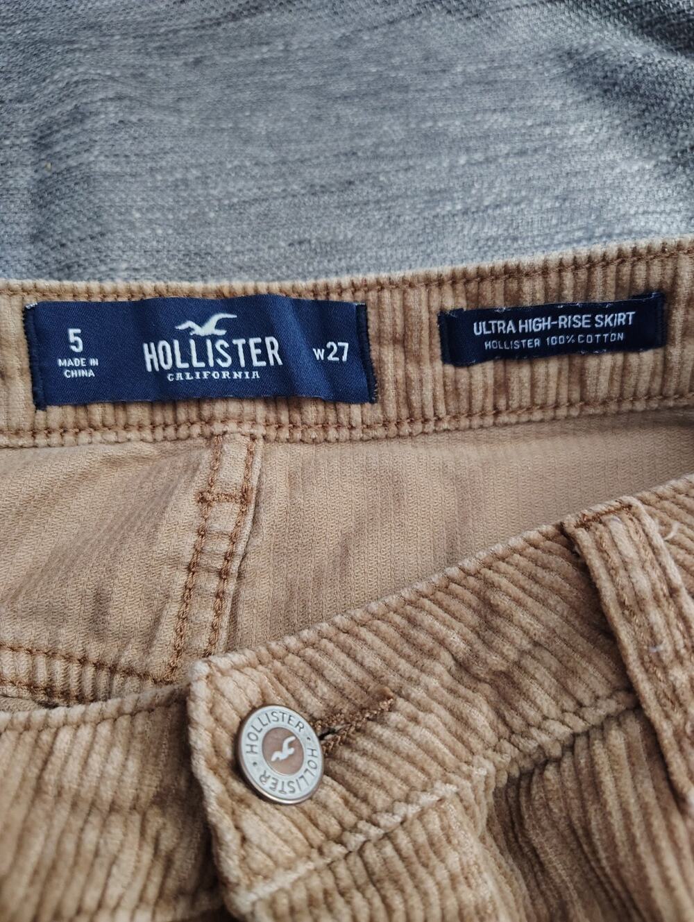 Hollister Women's Size 27 Ultra High Rise Corduroy Mini Skirt